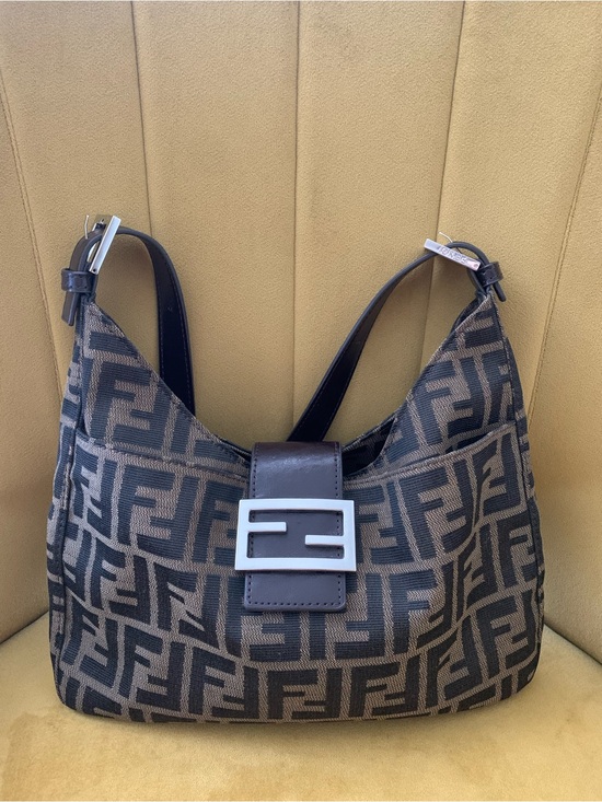 Fendi Handbags - Fendi Zucca Shoulder Bag